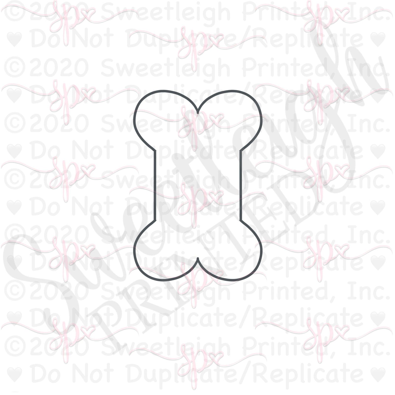 Dog Bone Cookie Cutter - Sweetleigh 