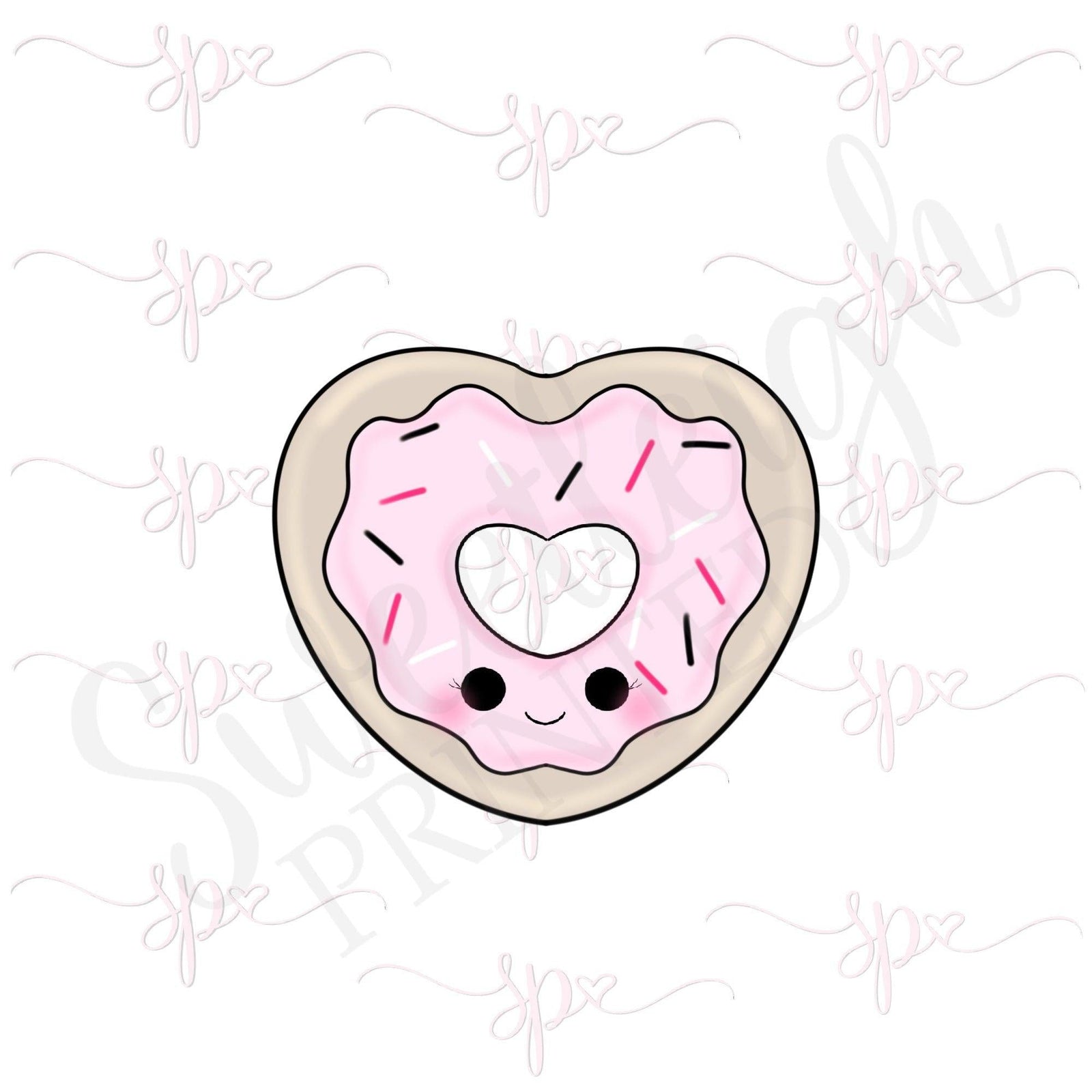 Donut Heart 2020 Cookie Cutter - Sweetleigh 