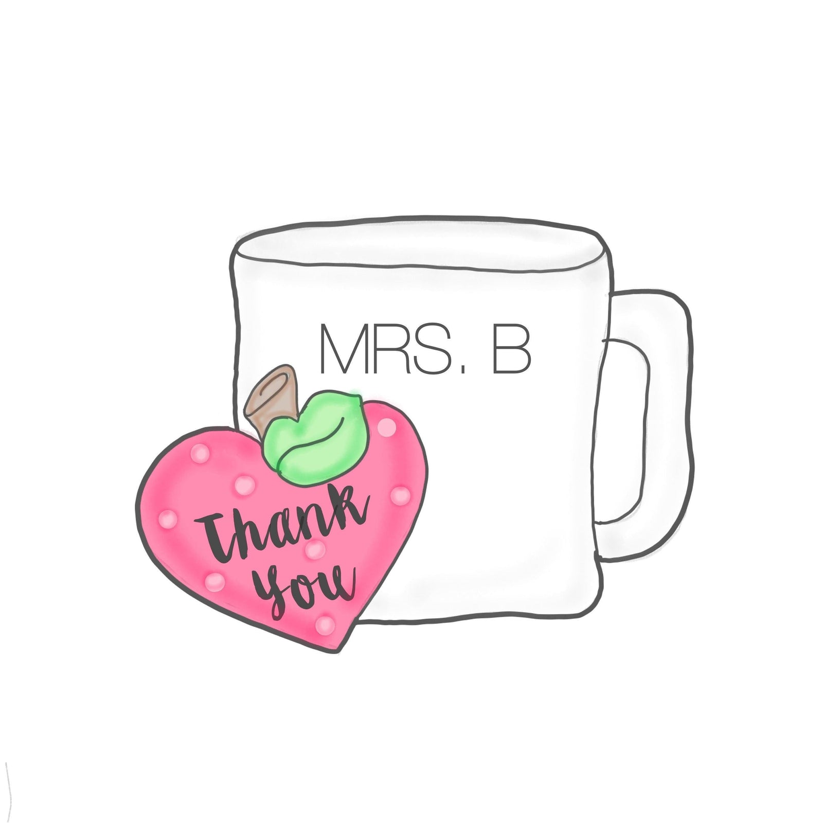 Dunn Mug Heart Cookie Cutter - Sweetleigh 