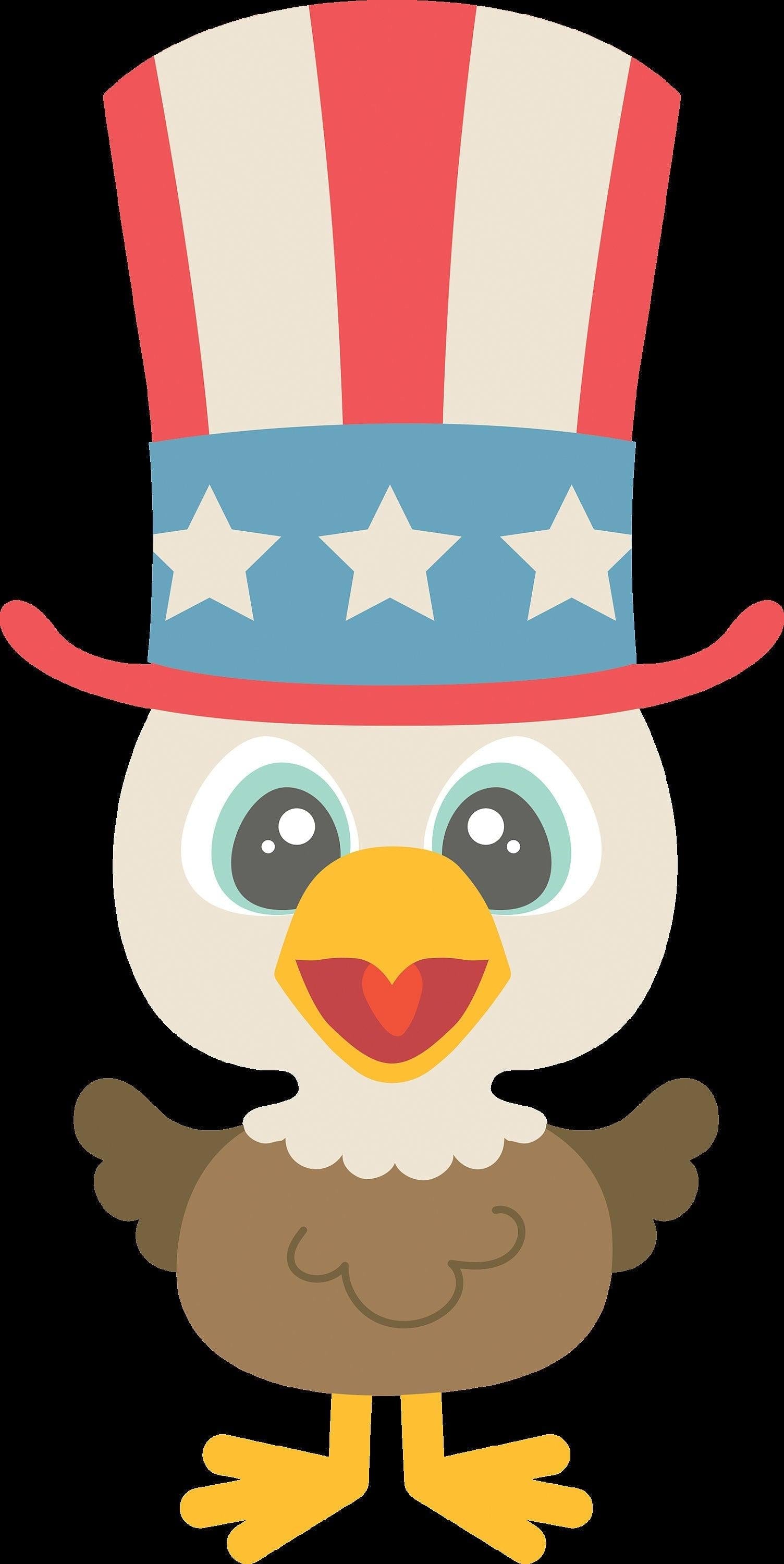 Eagle with Top Hat Cookie Cutter - Sweetleigh 