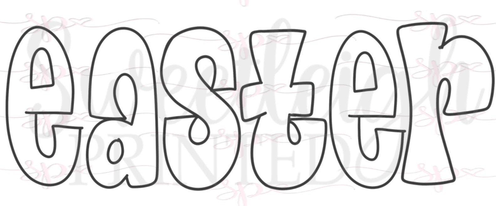 Easter Letters Cookie Cutter Set - Sweetleigh 