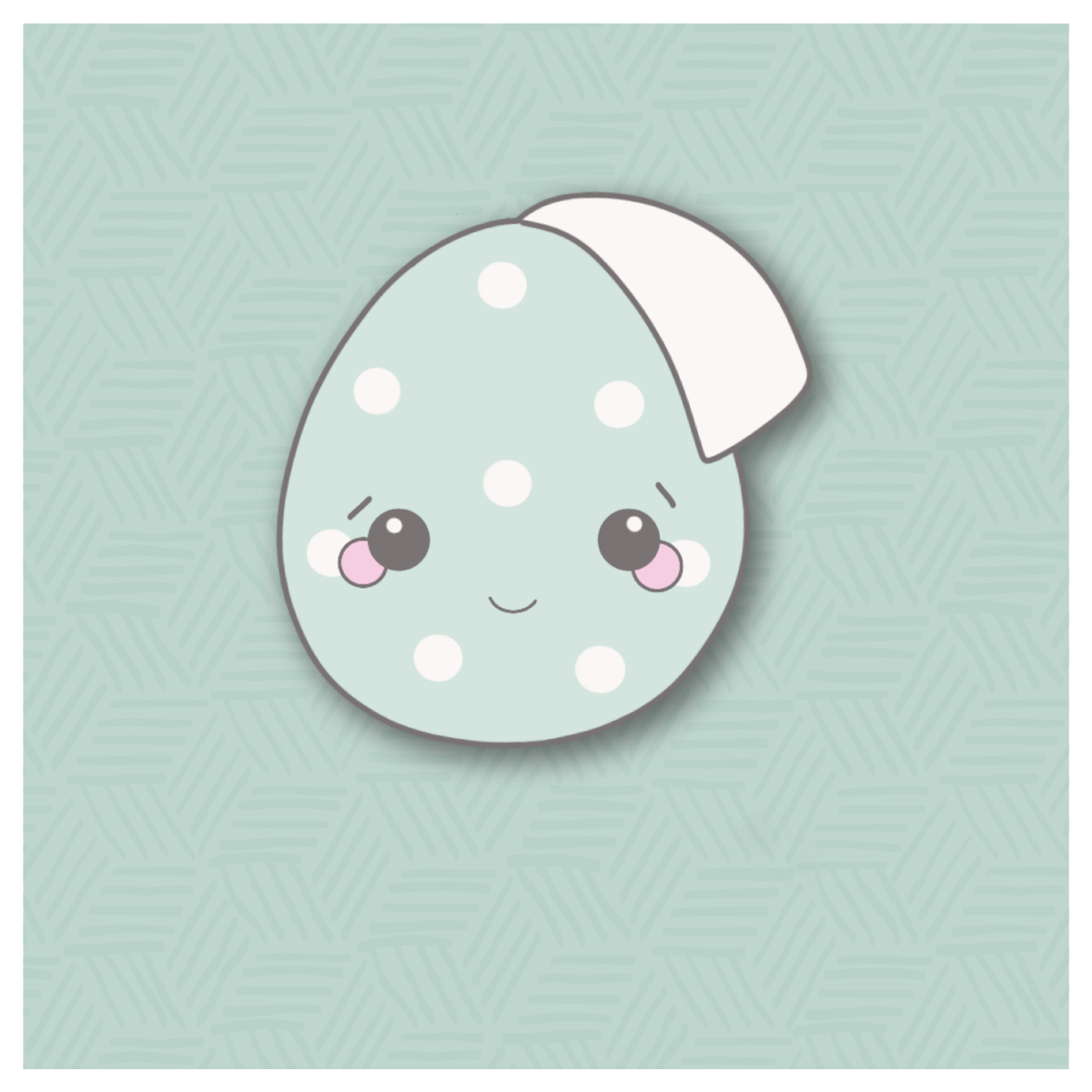 Egg with Tag 2022 Cookie Cutter