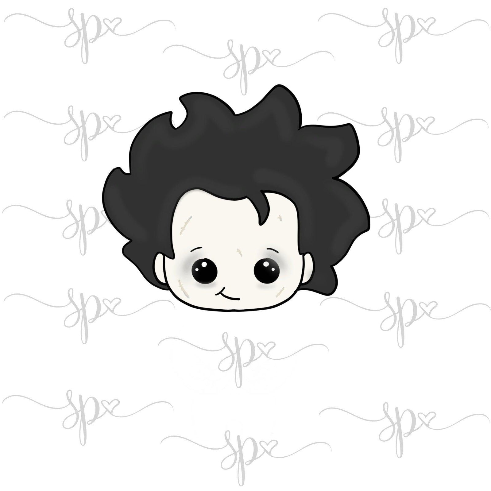 Edward Scissorhands Face Cookie Cutter - Sweetleigh 