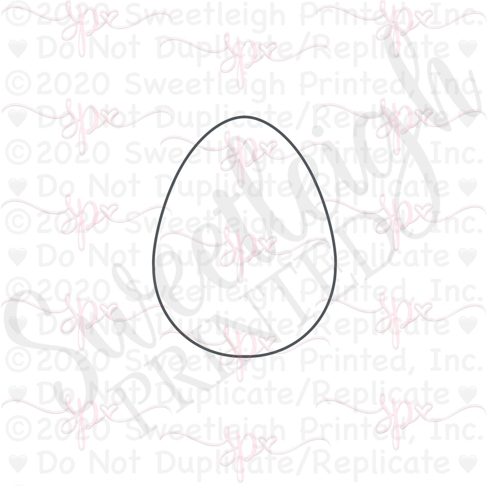 Egg 2021 Cookie Cutter - Sweetleigh 