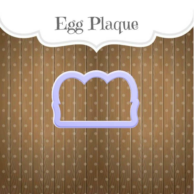 Egg Plaque Cookie Cutter - Sweetleigh 