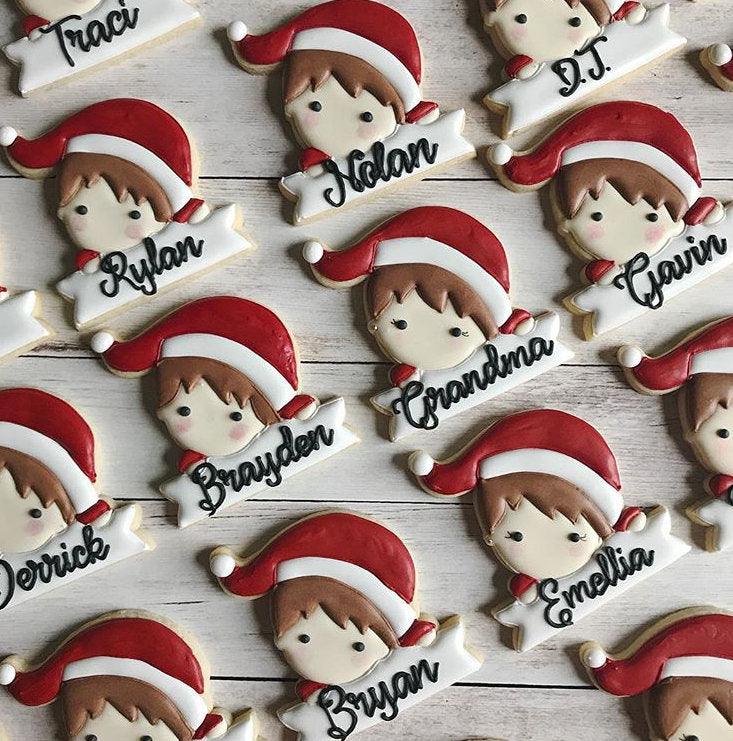 Elf Banner Cookie Cutter - Sweetleigh 