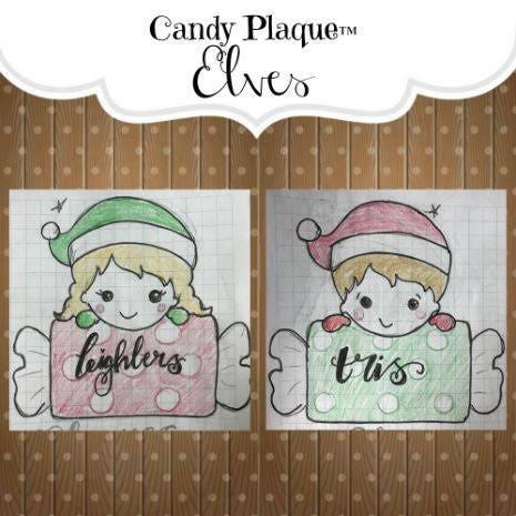 Elf Boy Candy Plaque™ Cookie Cutter - Sweetleigh 