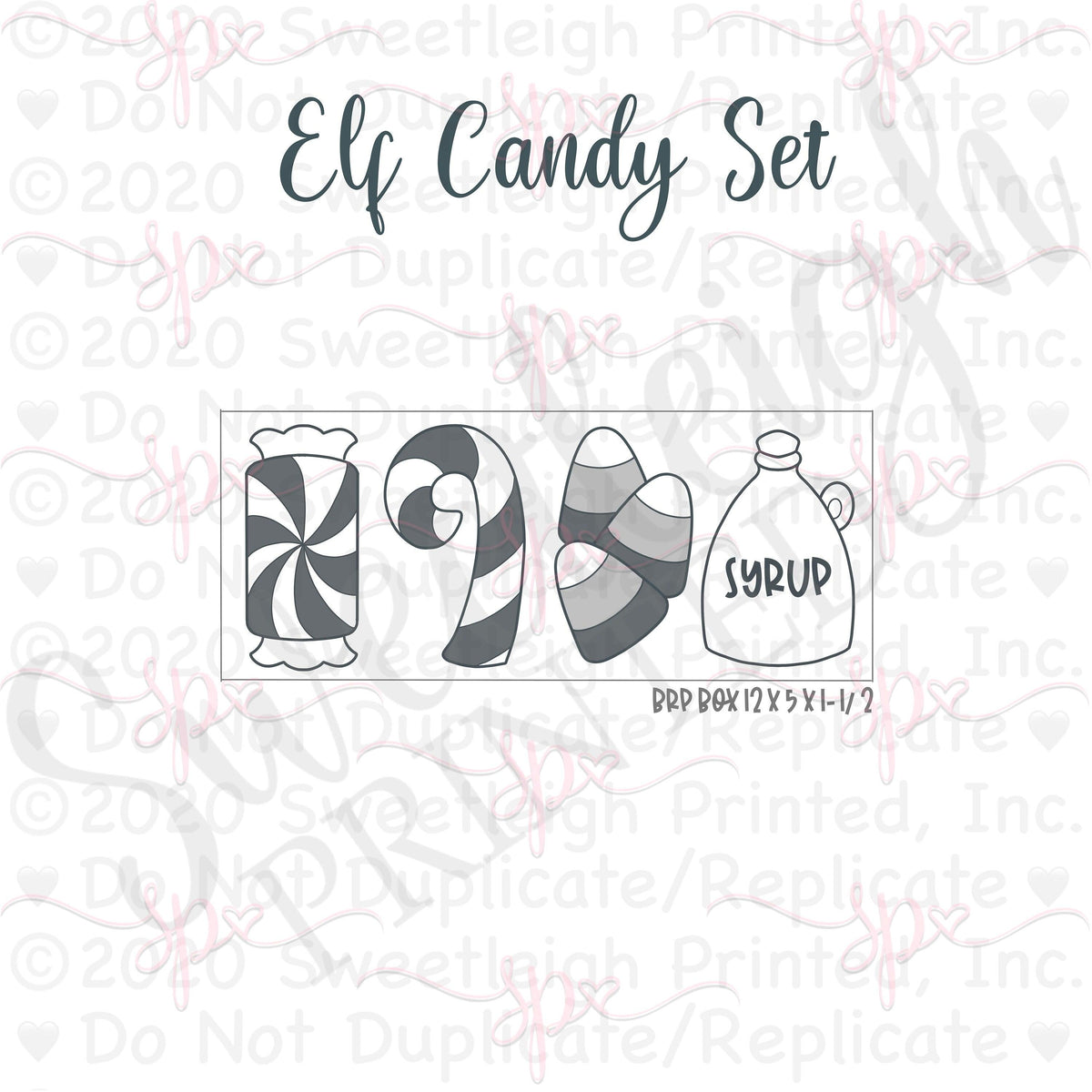 Elf Candy Set Cookie Cutters - Sweetleigh 