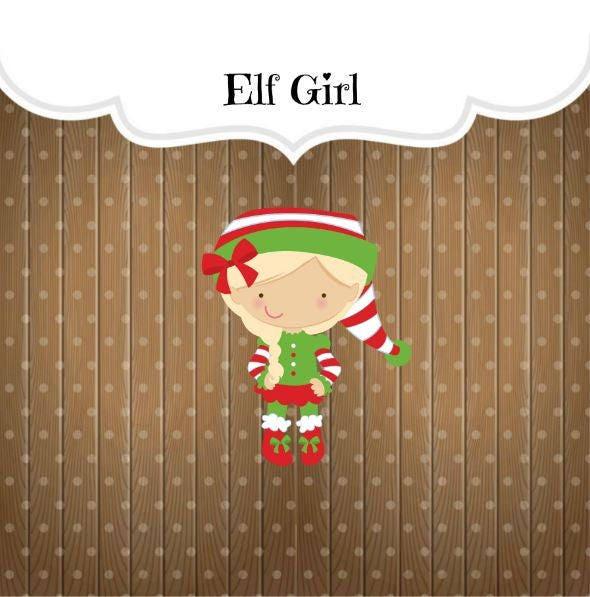 Elf Girl Cookie Cutter - Sweetleigh 