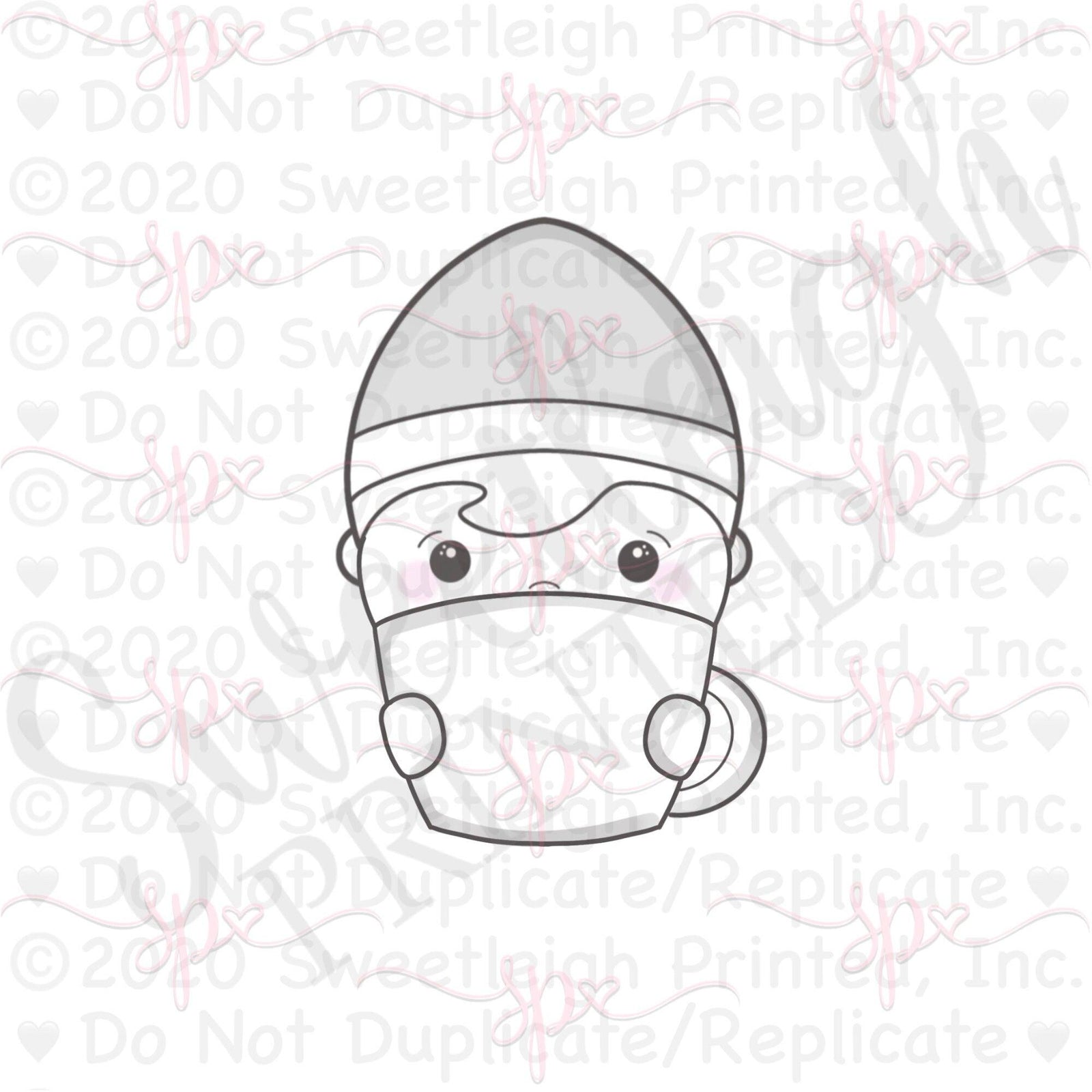Elf Mug 2021 Cookie Cutter - Sweetleigh 