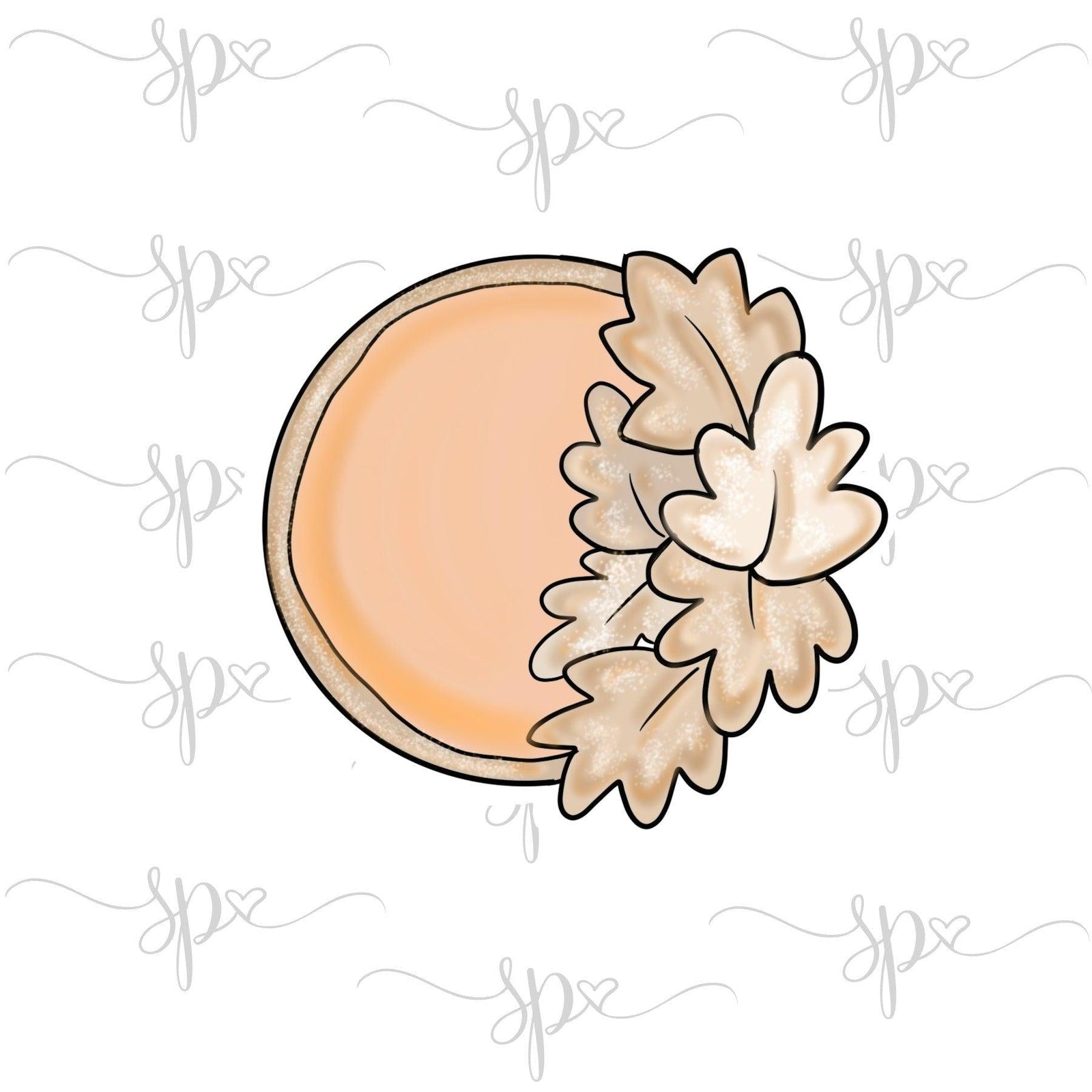 Fancy Leaf Pie Cookie Cutter - Sweetleigh 