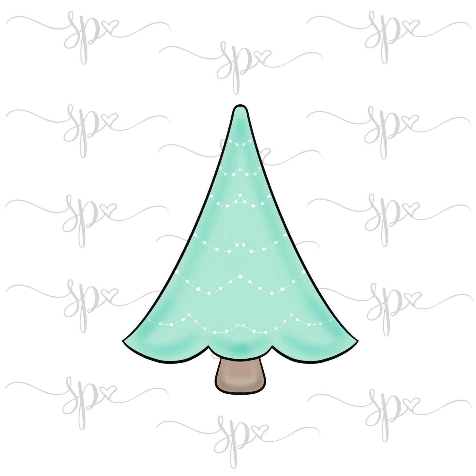 Farmhouse Christmas Tree Cookie Cutter - Sweetleigh 