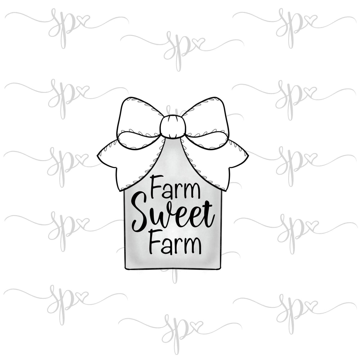 Farmhouse Tin Tag Cookie Cutter - Sweetleigh 