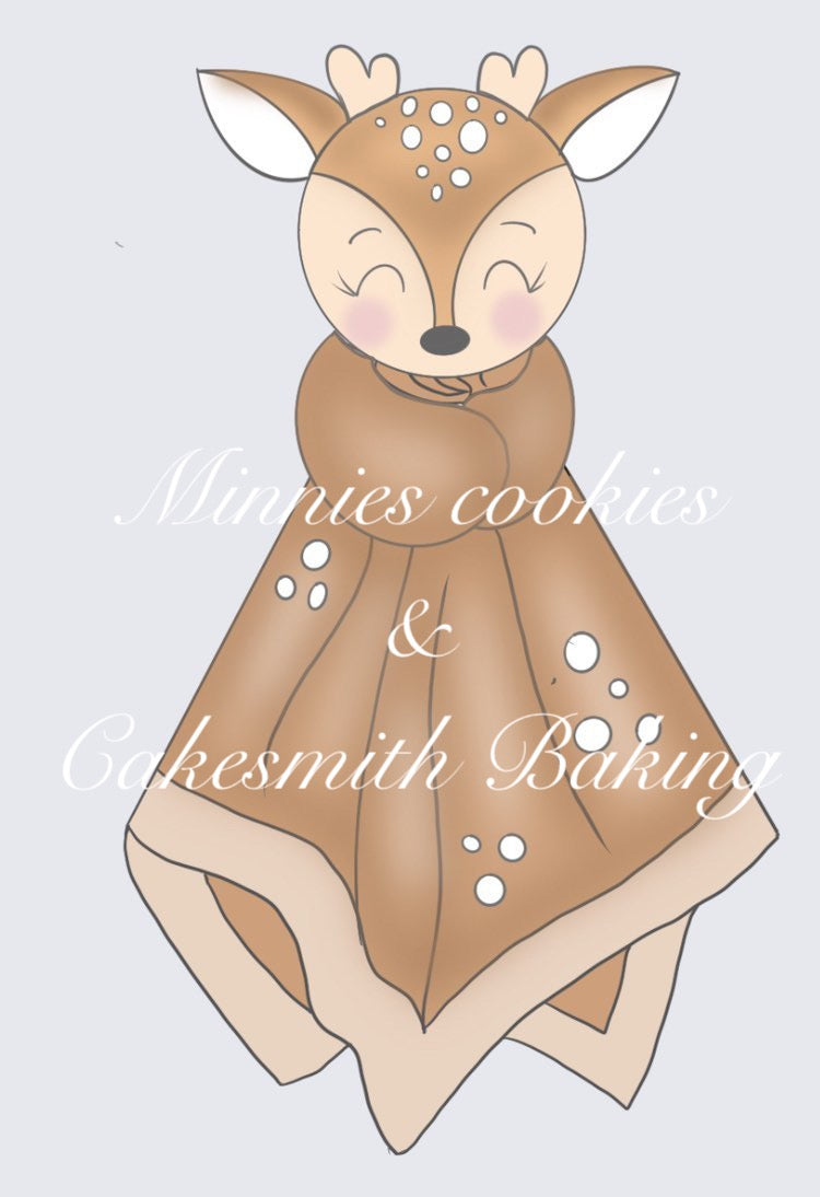 Fawn Lovey Cookie Cutter by MinnieCakes