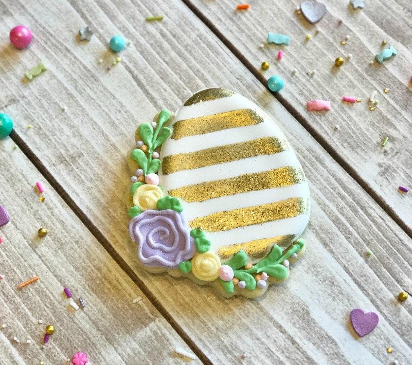 Floral Egg Cookie Cutter - Sweetleigh 