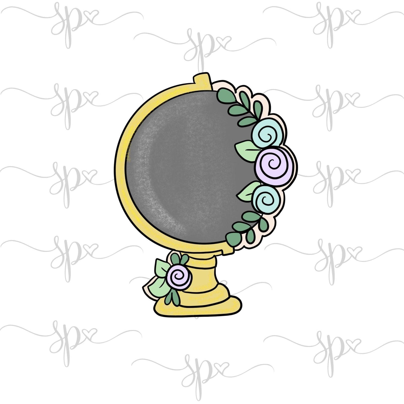 Floral Globe Cookie Cutter - Sweetleigh 