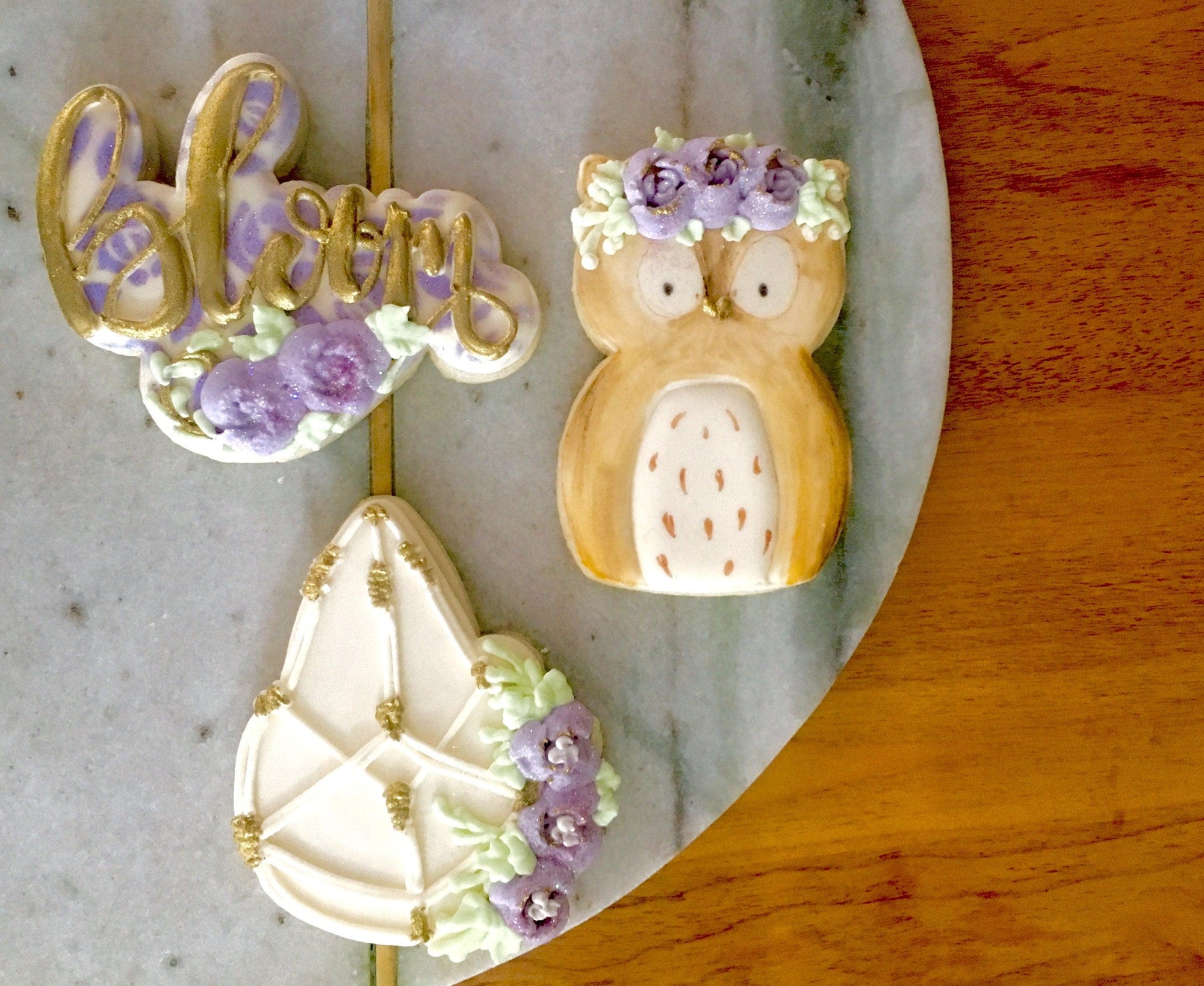 Floral Owl Cookie Cutter - Sweetleigh 