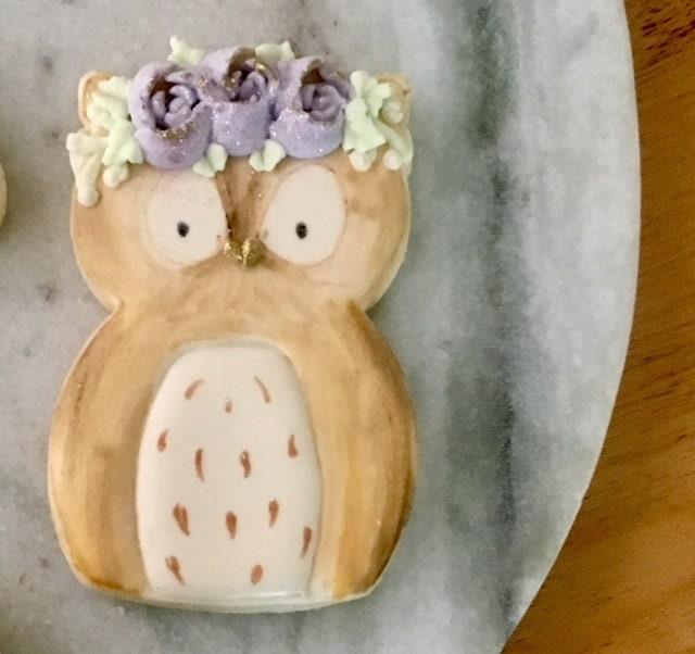 Floral Owl Cookie Cutter - Sweetleigh 