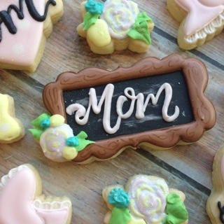 Floral Plaque Cookie Cutter - Sweetleigh 