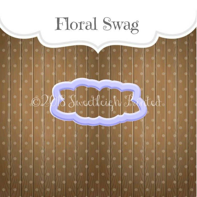 Floral Swag Cookie Cutter - Sweetleigh 