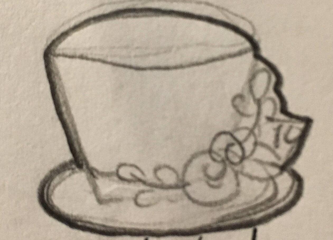 Floral Top Hat 2018 Cookie Cutter - Sweetleigh 