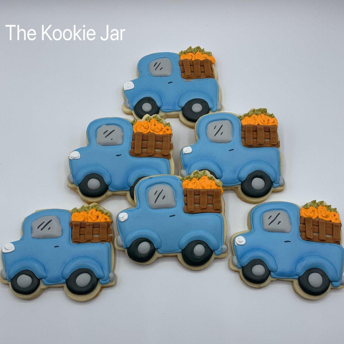 Floral Vintage Truck Cookie Cutter - Sweetleigh 