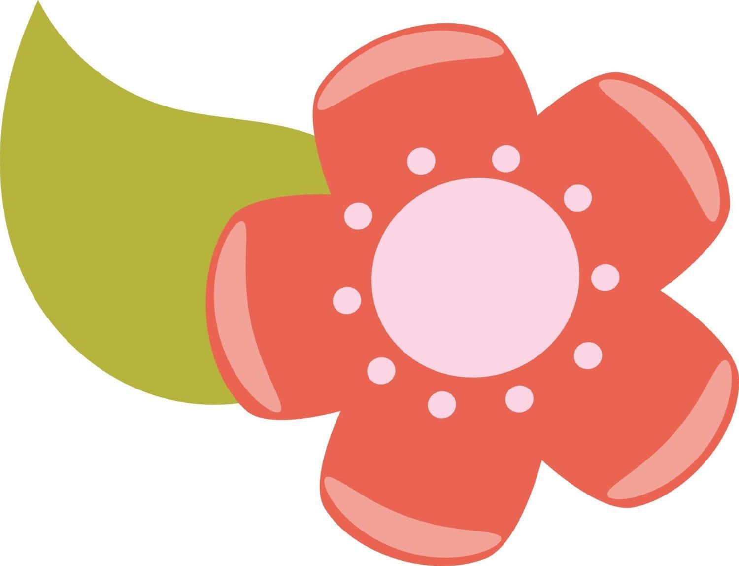 Flower 1 with Leaf Cookie Cutter - Sweetleigh 