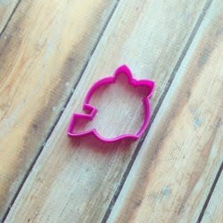 Football Helmet with Bow Cookie Cutter - Sweetleigh 