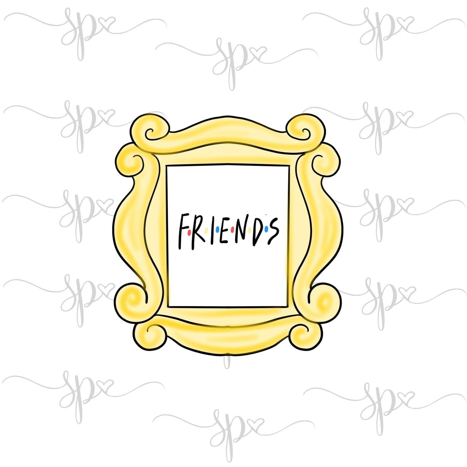 FRIENDLY Plaque Cookie Cutter - Sweetleigh 