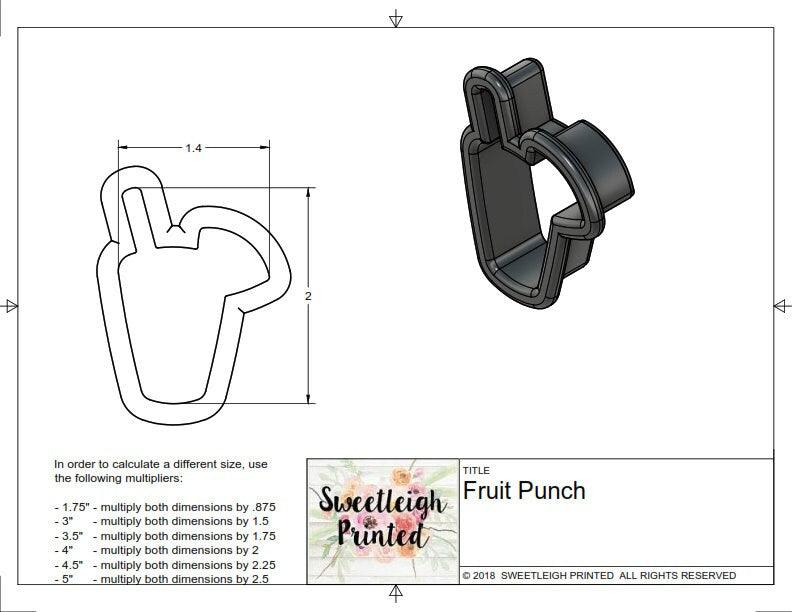 Fruit Punch Cookie Cutter - Sweetleigh 