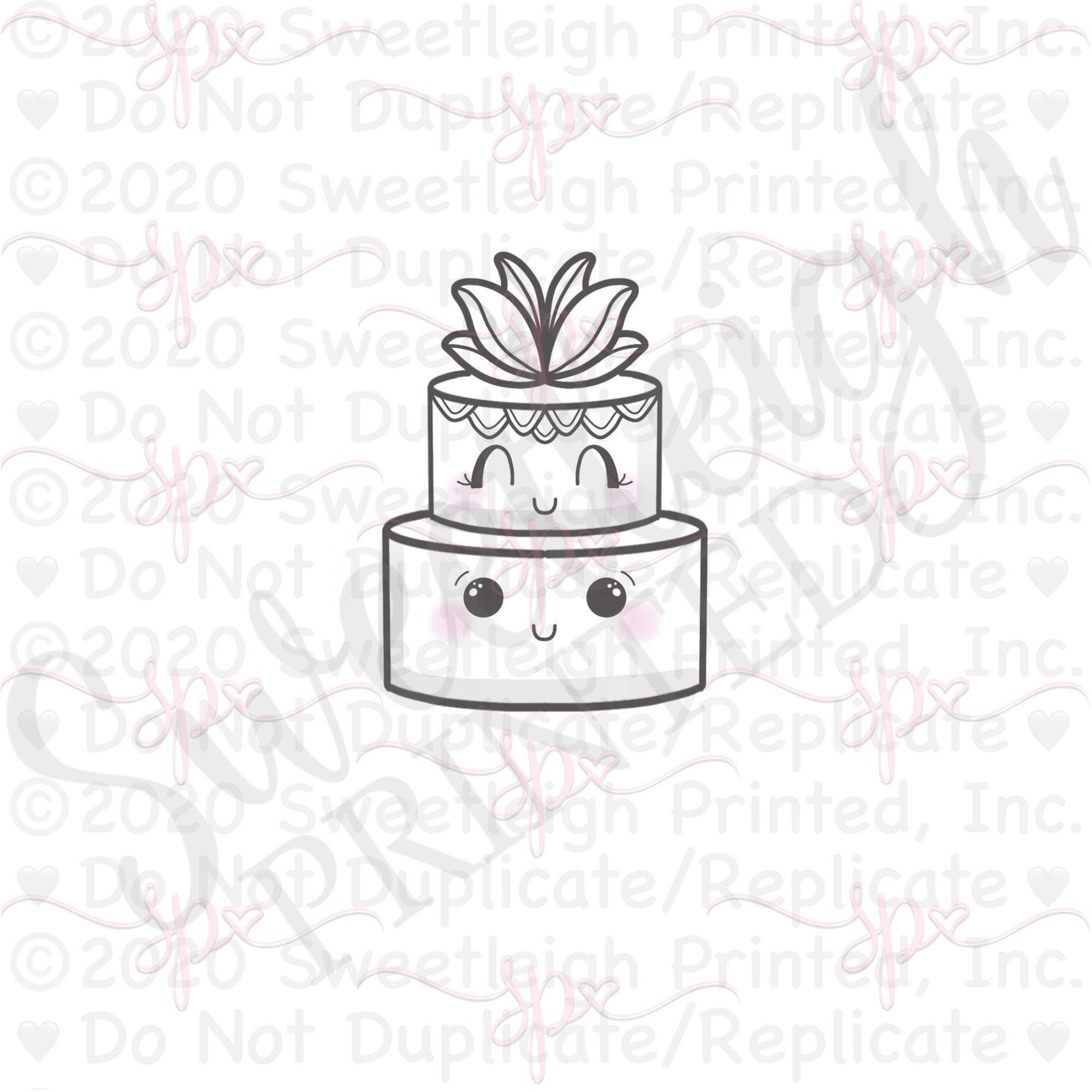 Fruitti Cake Cookie Cutter - Sweetleigh 