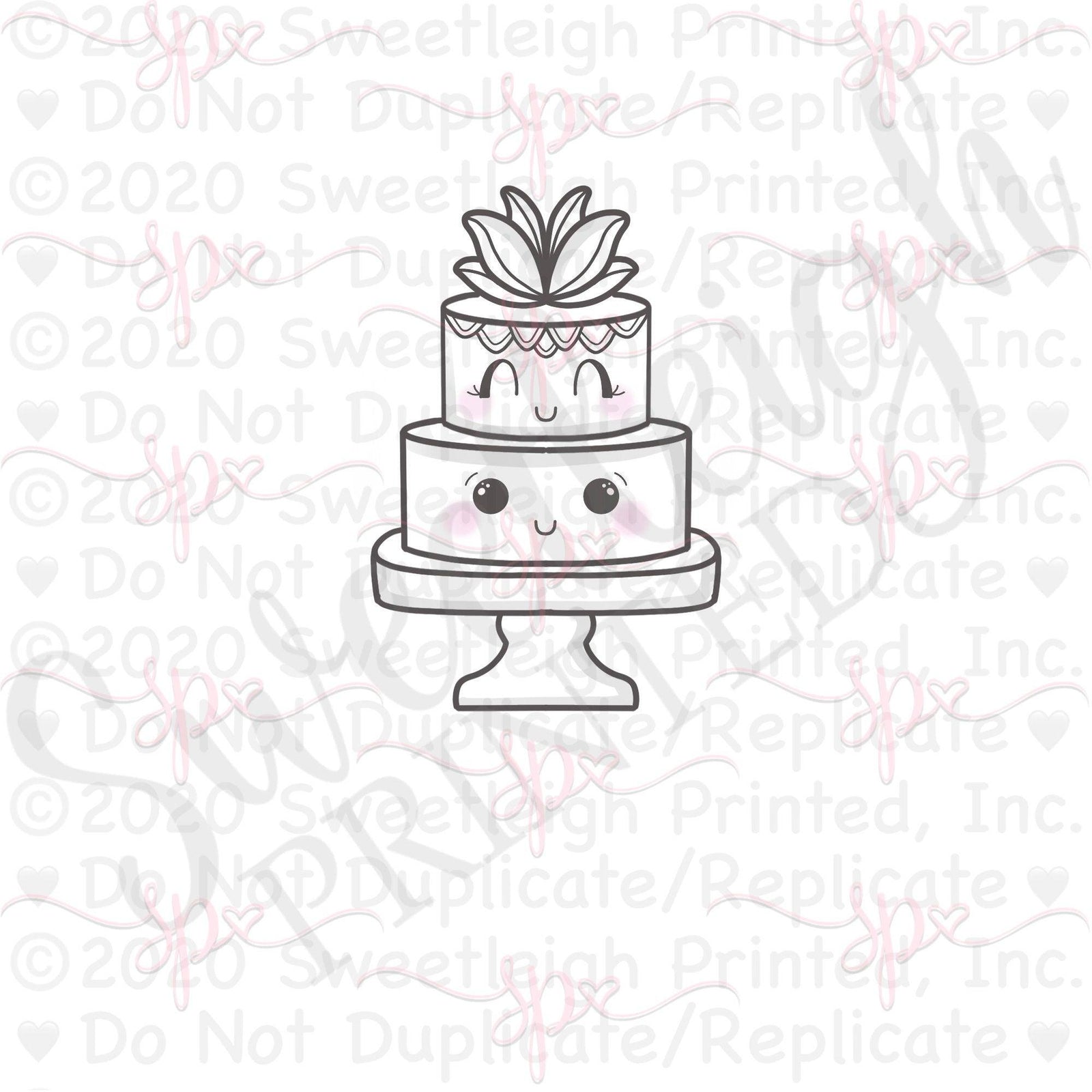 Fruitti Cakestand Cookie Cutter - Sweetleigh 