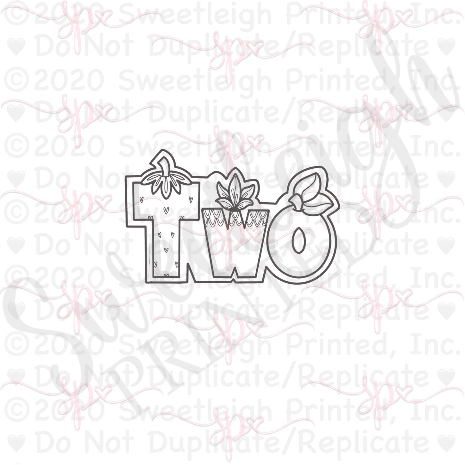 Fruitti Two Cookie Cutter - Sweetleigh 