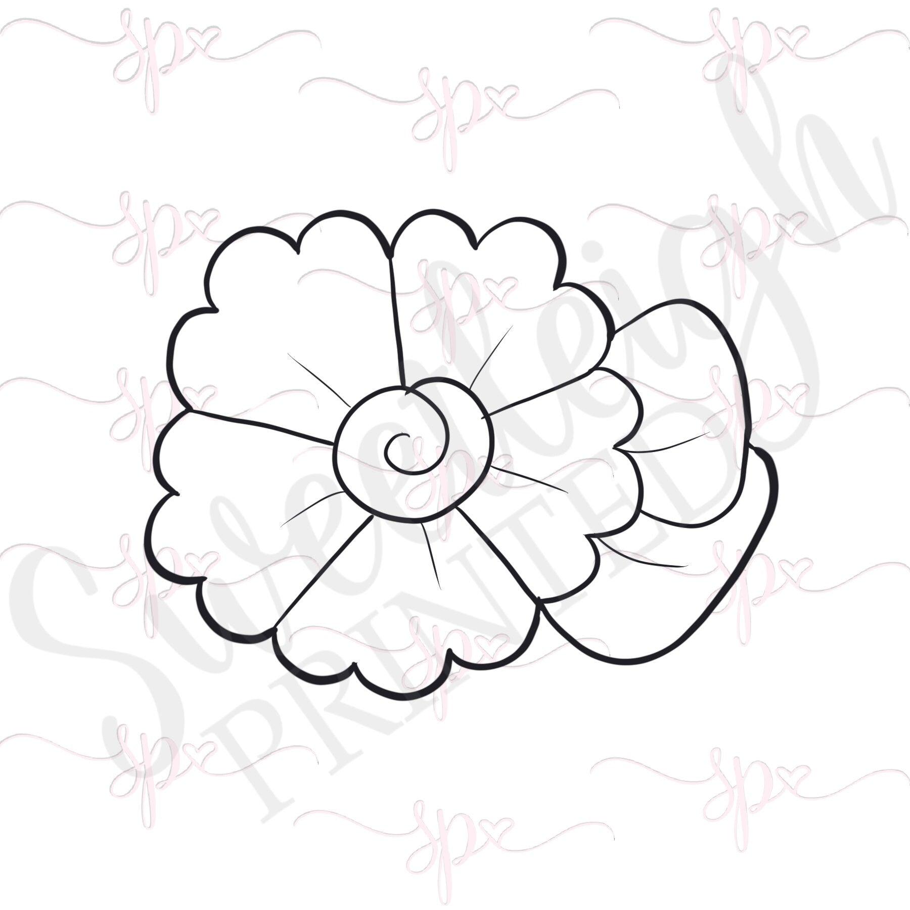 Funky Flower Cookie Cutter - Sweetleigh 