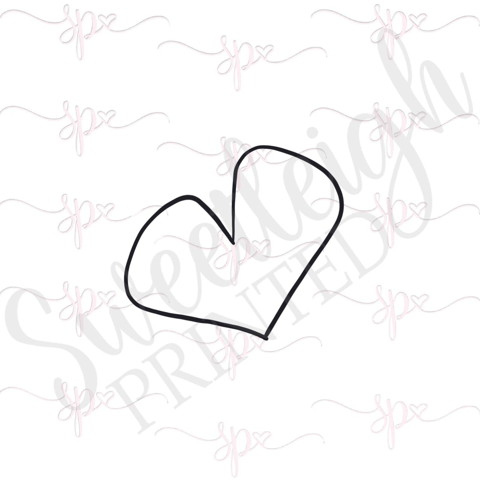 Funky Heart Cookie Cutter - Sweetleigh 