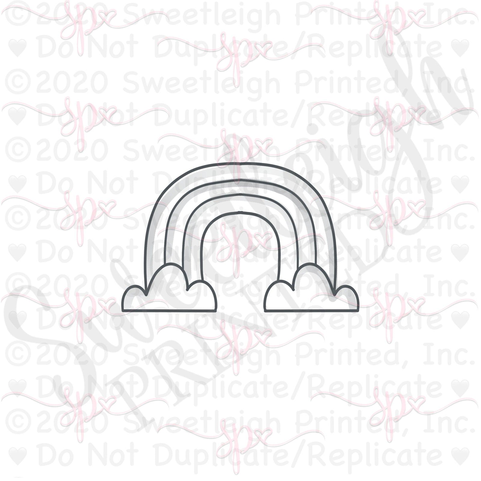 Funky Rainbow Cookie Cutter - Sweetleigh 