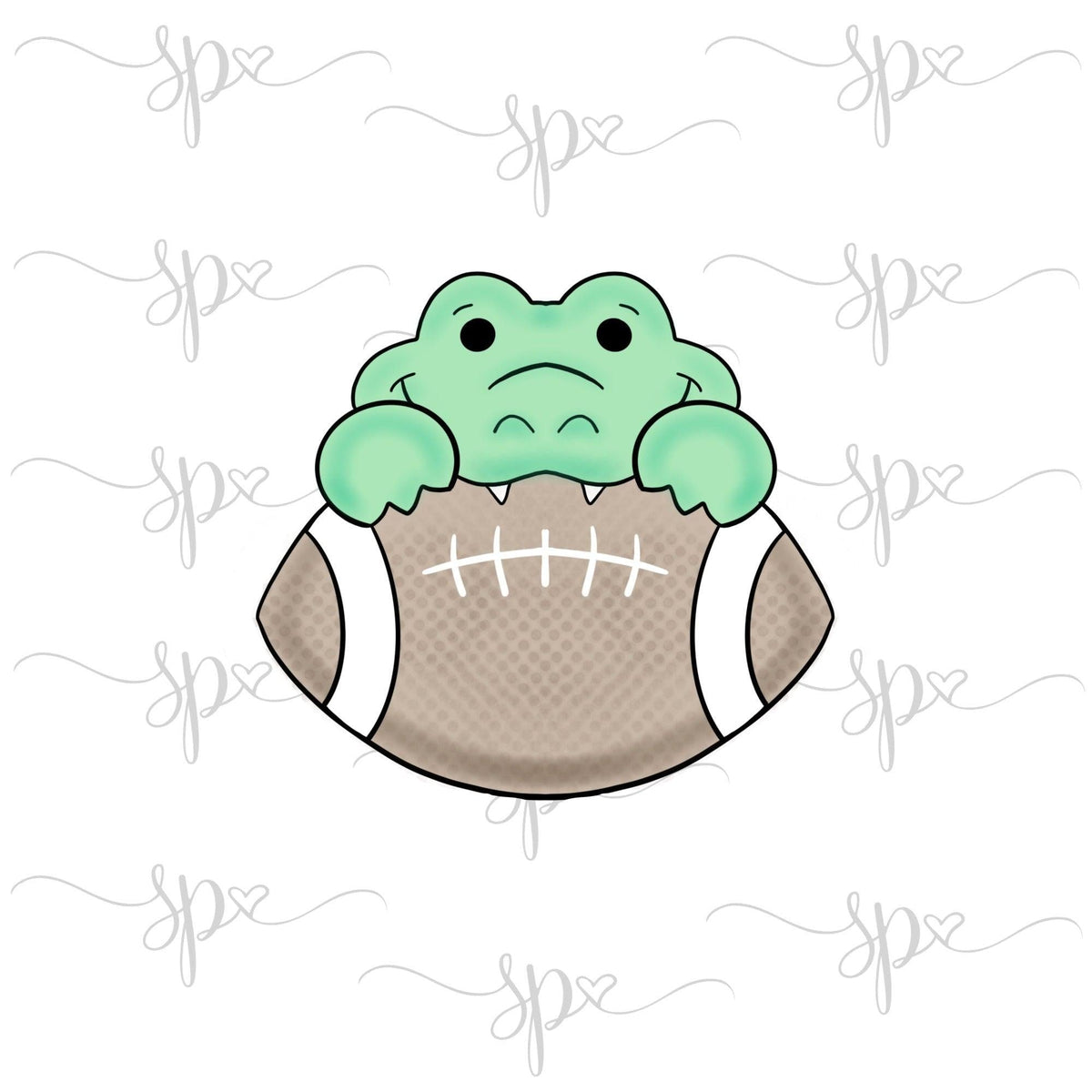 Gator Football Cookie Cutter - Sweetleigh 