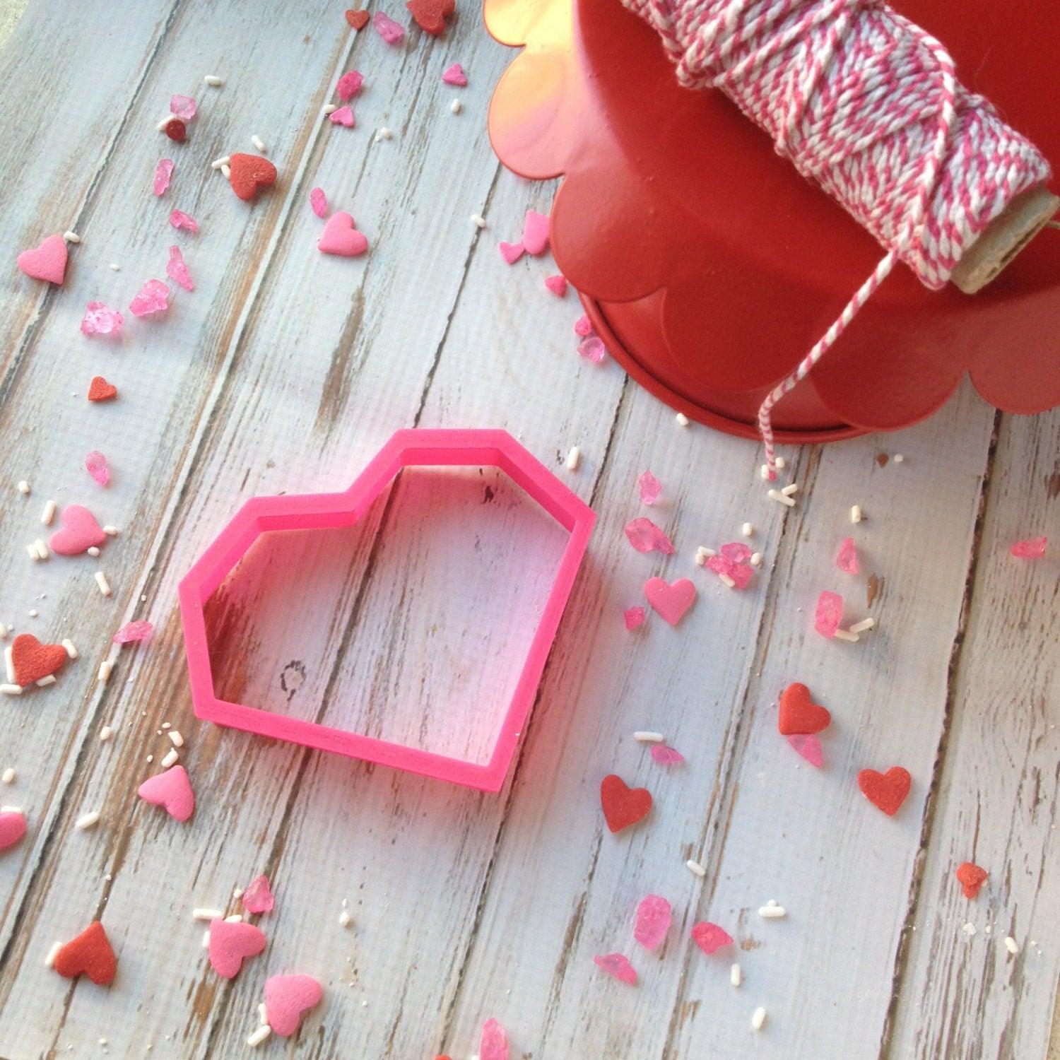Gem Heart Cookie Cutter - Sweetleigh 