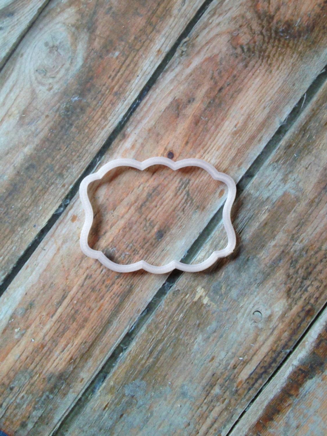 Gemma Plaque Cookie Cutter - Sweetleigh 