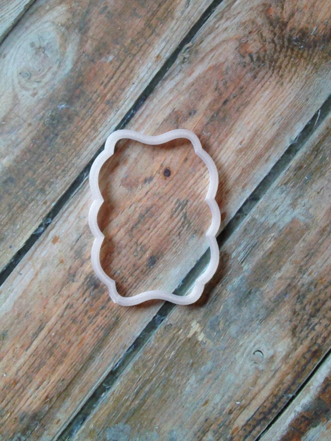 Gemma Plaque Cookie Cutter - Sweetleigh 
