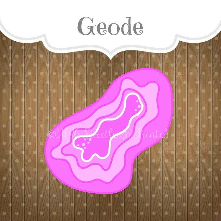 Geode Cookie Cutter - Sweetleigh 