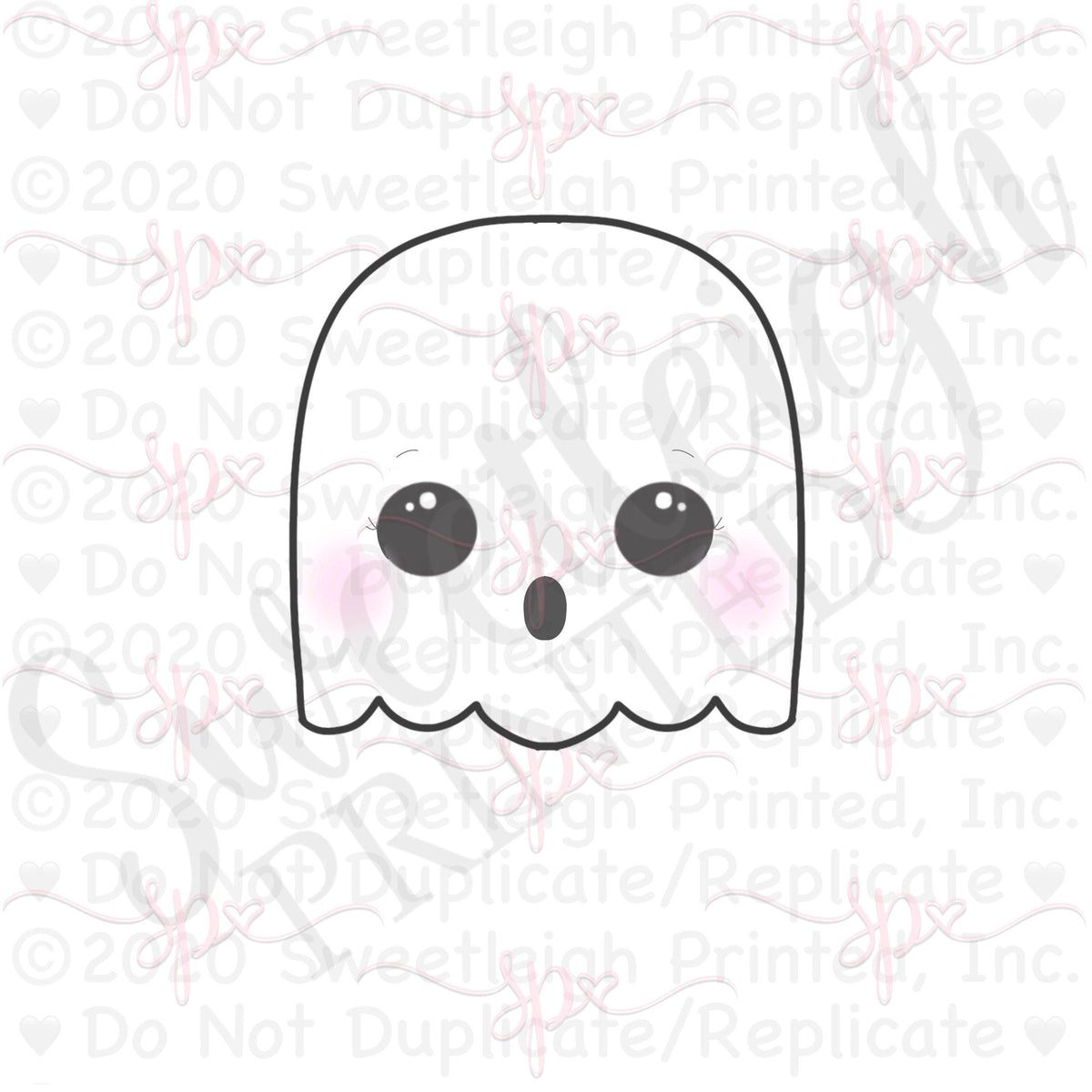 Ghost 1 Cookie Cutter - Sweetleigh 