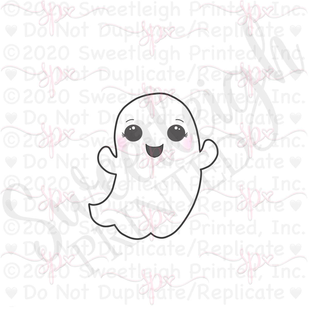 Ghost 2 Cookie Cutter - Sweetleigh 