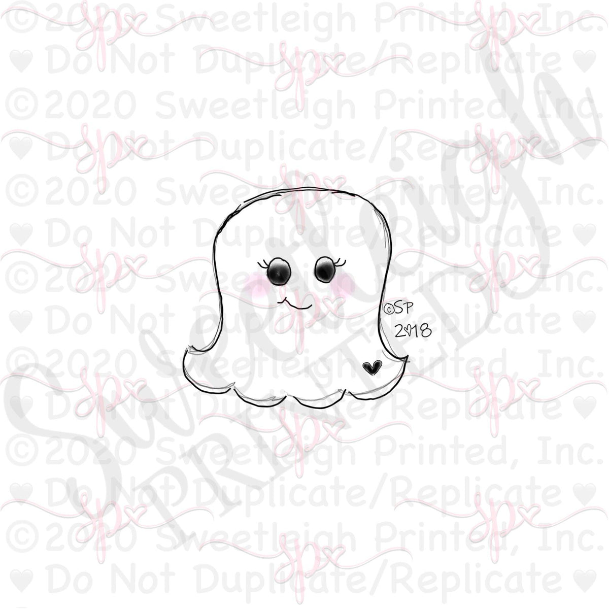 Ghost Cookie Cutter - Sweetleigh 