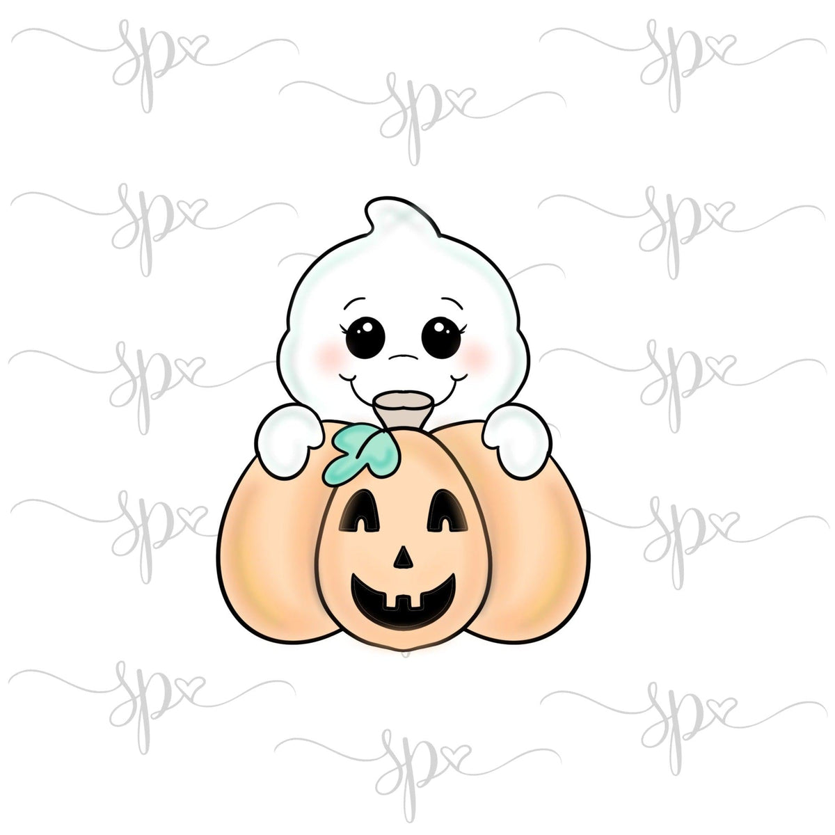 Ghost Pumpkin Cookie Cutter - Sweetleigh 
