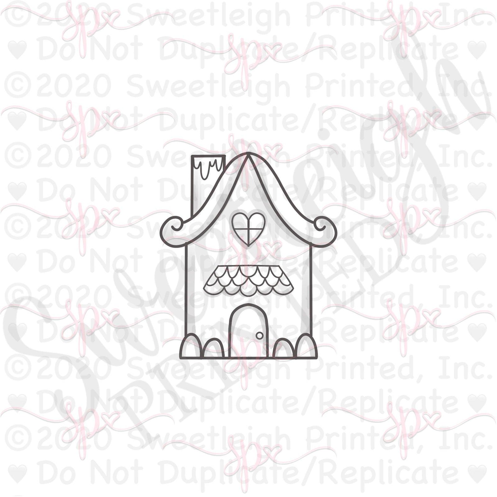 Gingerbread House 2021 Cookie Cutter - Sweetleigh 