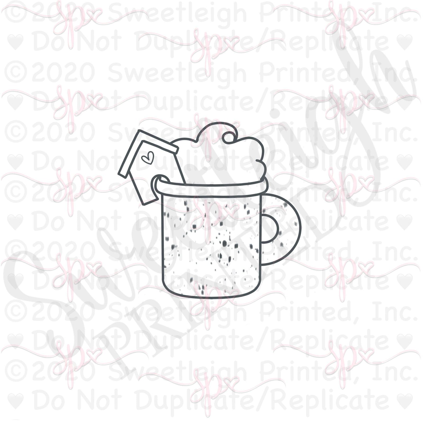 Gingerbread House Mug Cookie Cutter - Sweetleigh 