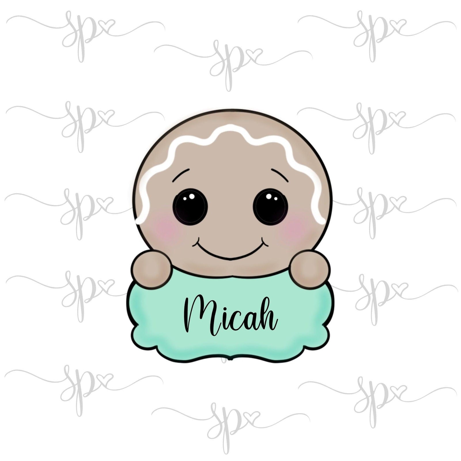 Gingerbread Plaque 2019 Cookie Cutter - Sweetleigh 