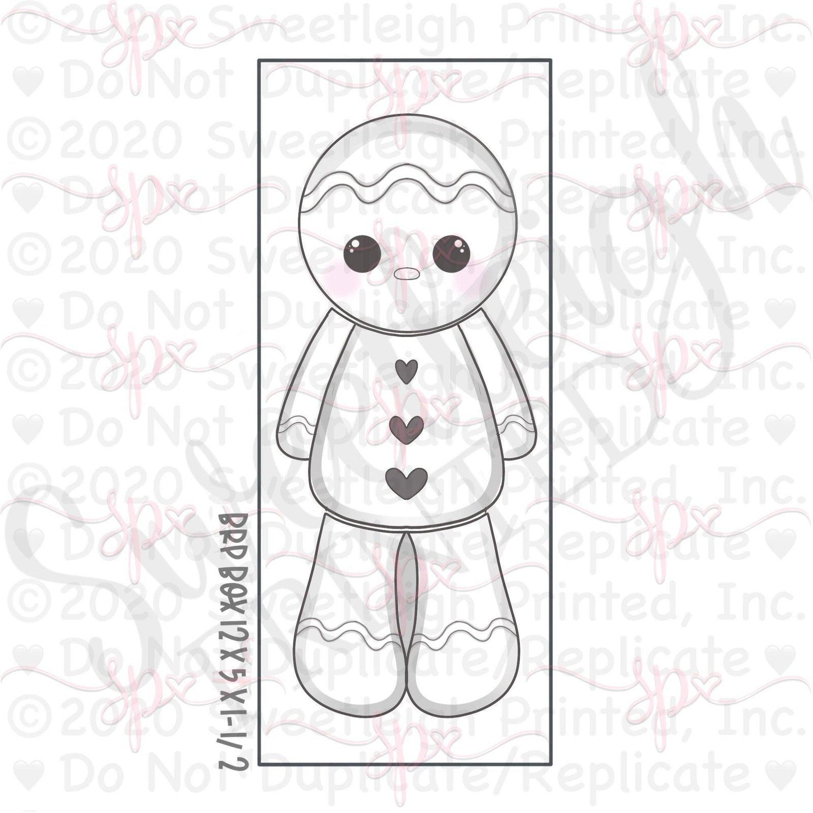 Gingy 3 Piece Cookie Cutter Set - Sweetleigh 