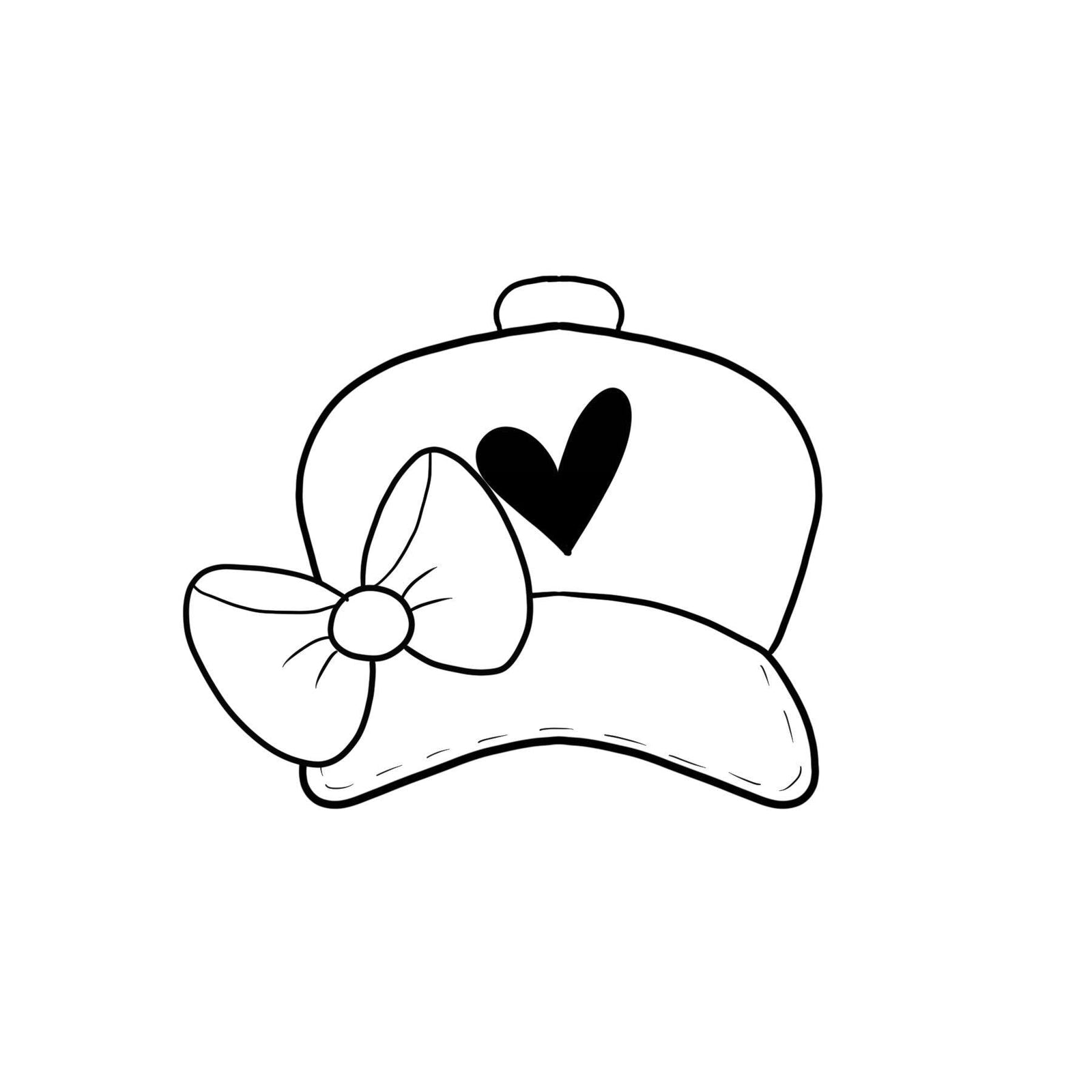 Girly Baseball Cap Cookie Cutter - Sweetleigh 